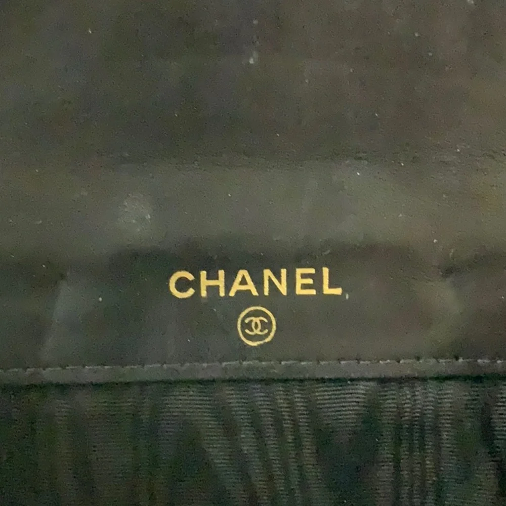 Chanel Coco Mark Bifold Wallet in Black Lambskin (4.5